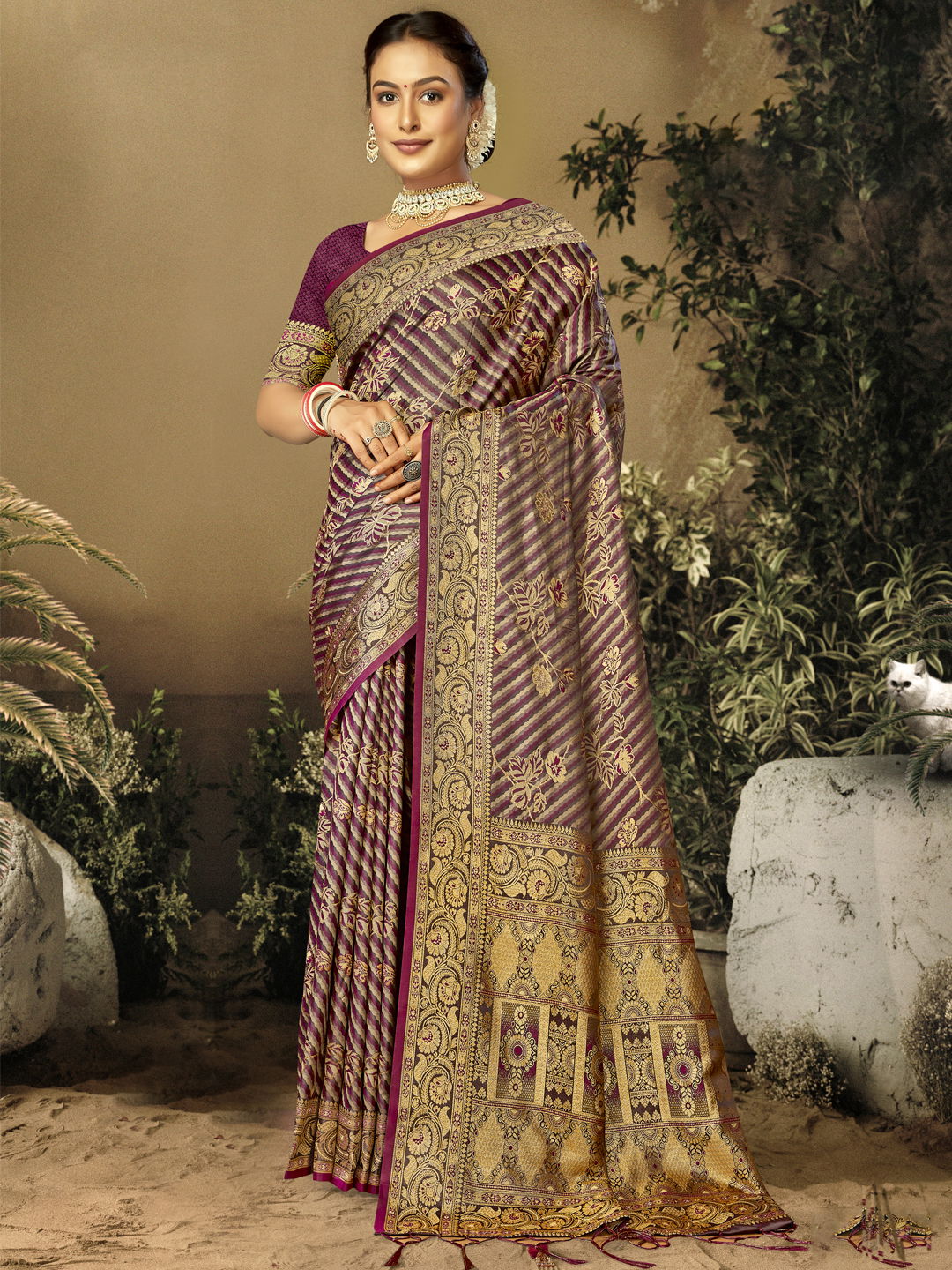 Alveera Satan By Bunawat Designer Silk Wedding Sarees Wholesale Shop In Surat